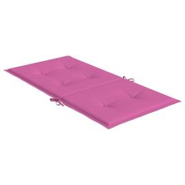 Perne pentru scaune cu spătar mic, 2 buc., roz, textil, 5 image