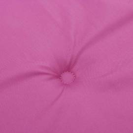Perne pentru scaune cu spătar mic, 4 buc., roz, textil, 7 image
