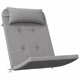 Perne pentru scaun adirondack, 2 buc, gri, textil oxford, 3 image