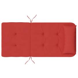 Perne pentru scaun adirondack, 2 buc, roșu, textil oxford, 8 image