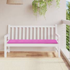 Pernă de bancă de grădină, roz, 150x50x3 cm, textil oxford
