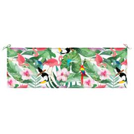 Pernă de bancă de grădină multicolor 150x50x3 cm textil oxford, 4 image