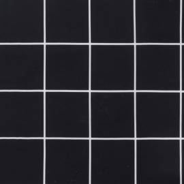 Pernă pentru paleți negru carouri 60x60x10 cm textil oxford, 6 image