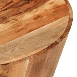 Măsuță de cafea, Ø52x30 cm, lemn masiv de acacia, 3 image