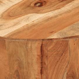 Măsuță de cafea, Ø52x30 cm, lemn masiv de acacia, 4 image