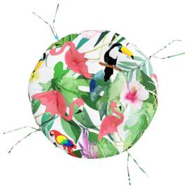 Pernă rotundă multicolor, Ø 60 x11 cm, țesătură oxford, 2 image