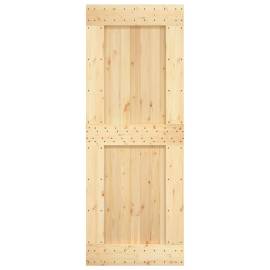 Ușă, 85x210 cm, lemn masiv de pin, 5 image