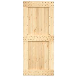 Ușă, 95x210 cm, lemn masiv de pin, 5 image