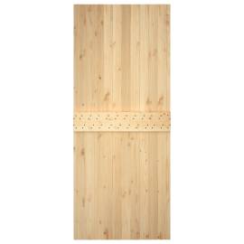 Ușă, 95x210 cm, lemn masiv de pin, 6 image