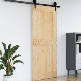 Ușă, 95x210 cm, lemn masiv de pin, 4 image