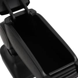 Cotieră auto, negru, 15x35x(30-47) cm abs, 9 image