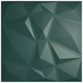 Panouri de perete 48 buc. verde 50x50 cm eps 12 m² diamant, 6 image