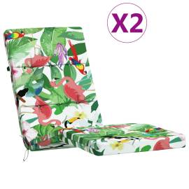 Perne de scaun terasă, 2 buc., multicolor, textil oxford, 2 image
