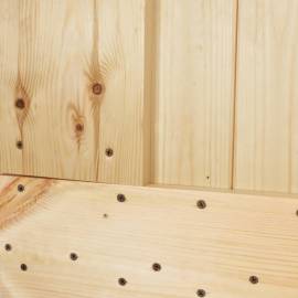 Ușă, 90x210 cm, lemn masiv de pin, 8 image