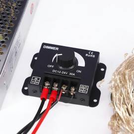 Dimmer LED cu reglaj manual, 12V - 24V, 360W - 720W, 30A, 2 image
