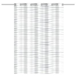 Eisl perdea de duș cu design vălurit, alb, 200x180x0,2 cm, 4 image