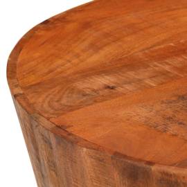Măsuță de cafea, Ø 52x30 cm, lemn masiv de mango brut, 3 image