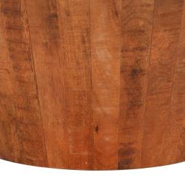 Măsuță de cafea, Ø 52x30 cm, lemn masiv de mango brut, 5 image