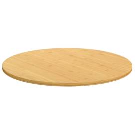 Blat de masă, Ø90x1,5 cm, bambus, 2 image