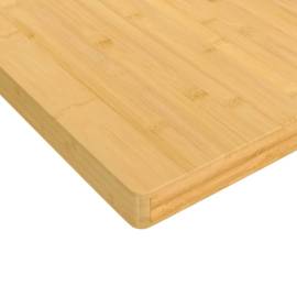 Blat de masă, 40x80x4 cm, bambus, 3 image