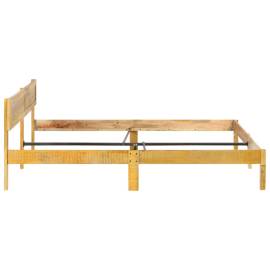 Cadru de pat, 200 cm, lemn masiv de mango, 4 image