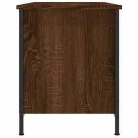 Comodă tv, stejar maro, 100x40x50 cm, lemn prelucrat, 5 image