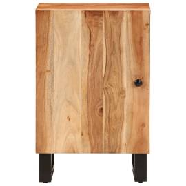 Dulap de baie, 38x33x58 cm, lemn masiv de acacia, 4 image