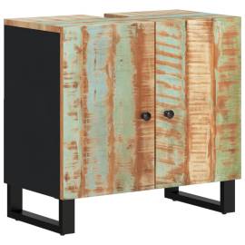 Dulap de chiuvetă 62x33x58 cm lemn masiv reciclat&lemn compozit, 2 image