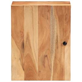 Dulap de perete de baie, 38x33x48 cm, lemn masiv de acacia, 4 image