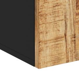 Dulap de perete de baie, 38x33x48 cm, lemn masiv de mango, 10 image