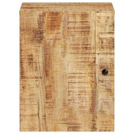 Dulap de perete de baie, 38x33x48 cm, lemn masiv de mango, 4 image
