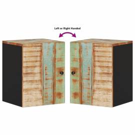 Dulap de perete de baie, 38x33x48 cm, lemn masiv reciclat, 7 image
