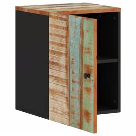Dulap de perete de baie, 38x33x48 cm, lemn masiv reciclat, 3 image