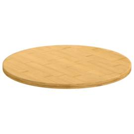 Blat de masă, Ø50x1,5 cm, bambus