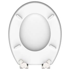 SchÜtte scaun toaletă grey steel închidere silențioasă extralucios mdf, 4 image