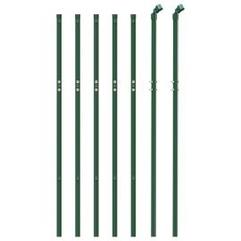 Gard de plasă de sârmă, verde, 1x10 m, 3 image