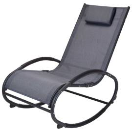 Progarden scaun balansoar, gri închis, 2 image