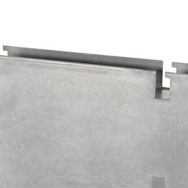 Stâlpi de gard de grădină 10 buc. argintiu 180 cm oțel, 6 image