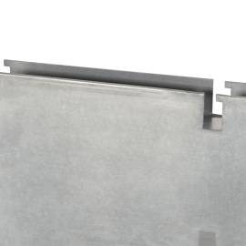 Stâlpi de gard de grădină 10 buc. argintiu 200 cm oțel, 6 image