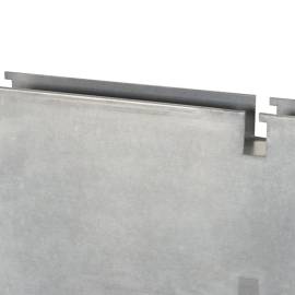 Stâlpi de gard de grădină 20 buc. argintiu 200 cm oțel, 6 image