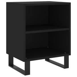 Noptieră, negru, 40x30x50 cm, lemn compozit, 2 image