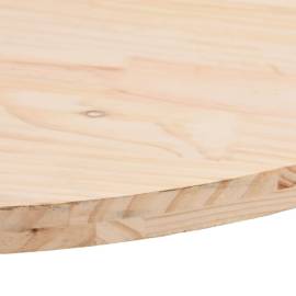 Blat de masă, 60x30x2,5 cm, lemn masiv de pin, oval, 5 image