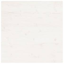 Blat de masă, alb, 90x90x2,5 cm, lemn masiv de pin, pătrat, 4 image