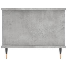 Măsuță de cafea, gri beton, 90x50x40 cm, lemn prelucrat, 7 image