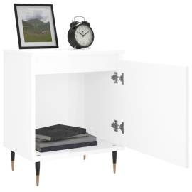 Noptieră, alb extralucios, 40x30x50 cm, lemn compozit, 4 image