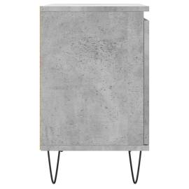 Noptieră, gri beton, 40x30x50 cm, lemn compozit, 7 image