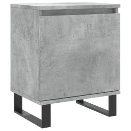 Noptieră, gri beton, 40x30x50 cm, lemn compozit, 2 image