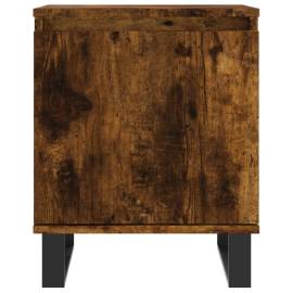 Noptiere, 2 buc., stejar fumuriu, 40x30x50 cm, lemn compozit, 5 image
