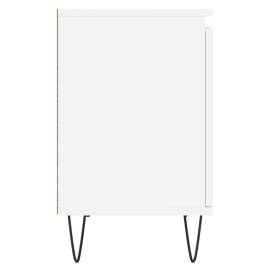 Noptiere, 2 buc, alb, 40x30x50 cm, lemn compozit, 7 image