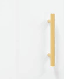 Servantă, alb extralucios, 69,5x34x90 cm, lemn compozit, 9 image